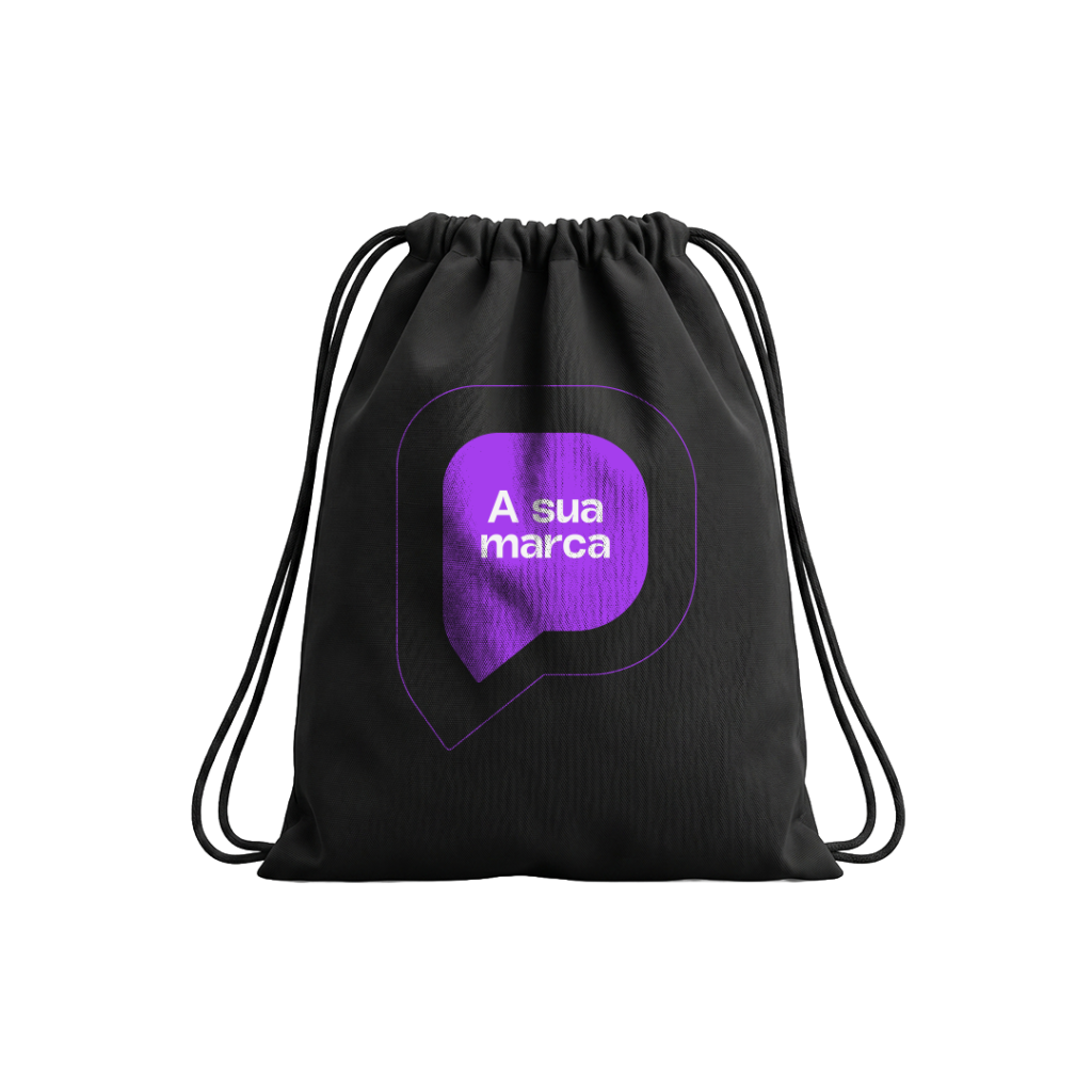 Mochila saco personalizada com logotipo para empresas