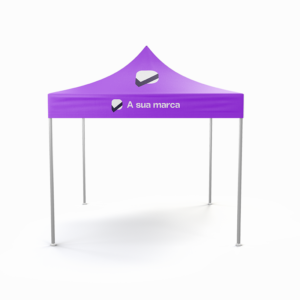 Tenda personalizada 3x3m para eventos corporativos e feiras