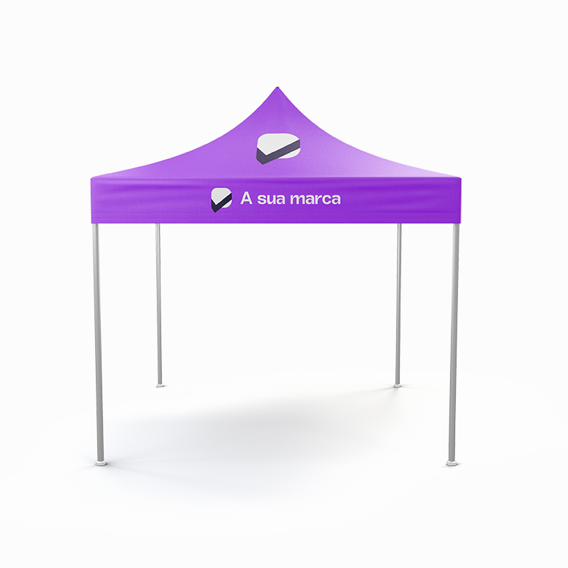 Tenda personalizada 3x3m para eventos corporativos e feiras